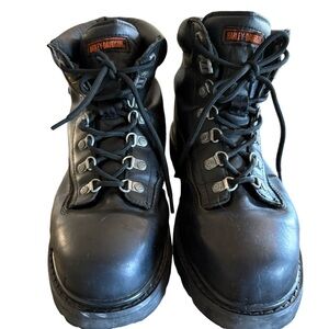 Harley-Davidson Men's Black Leather Boots